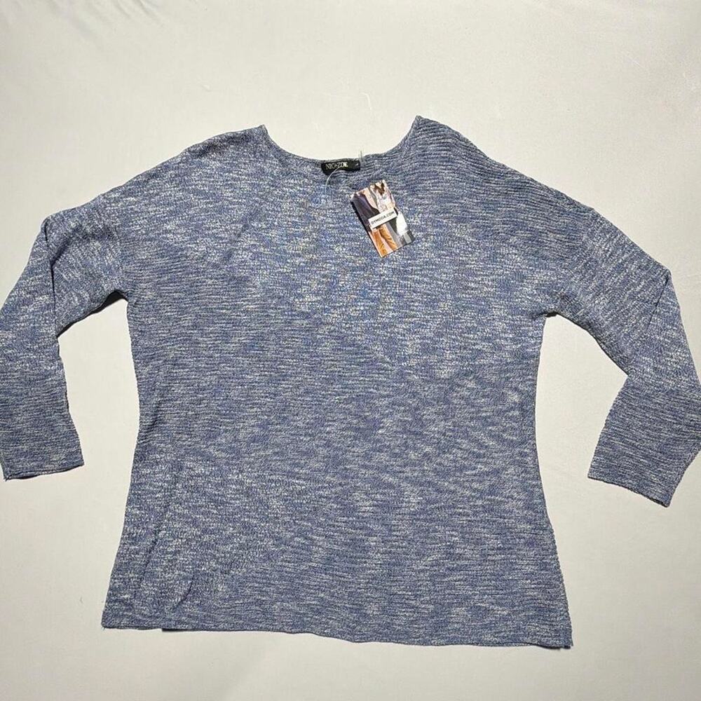Niczoe blue heathered long sleeve